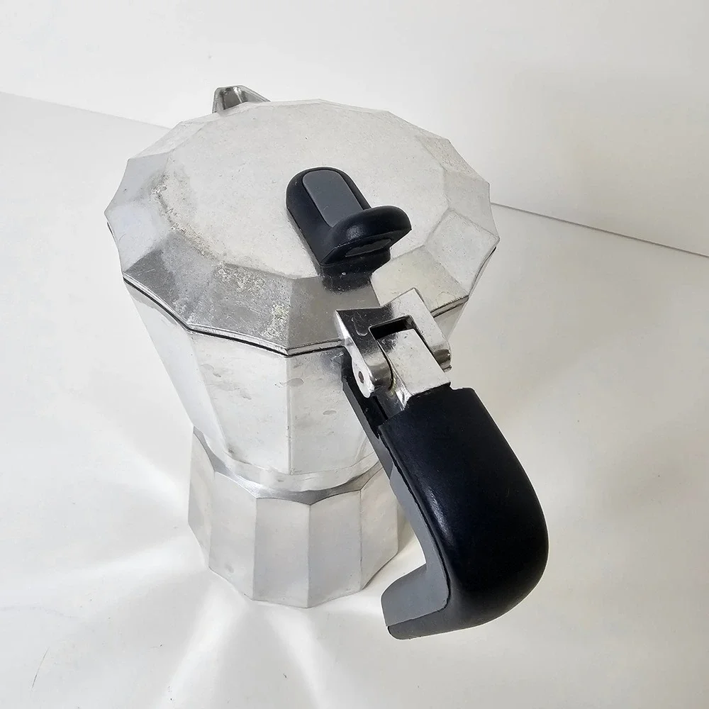 BRA Aluminum 6 cup Espresso Maker Moka Pot Stovetop Coffee